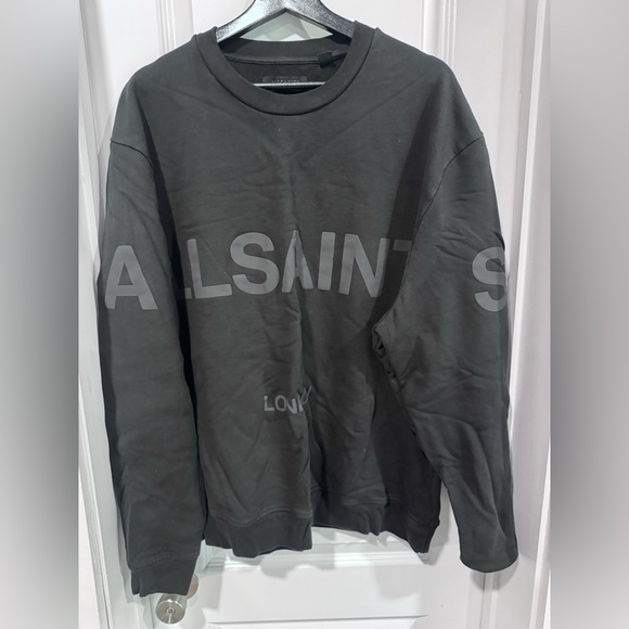 All Saints Charcoal Sweatshirt - Picture 1 of 3